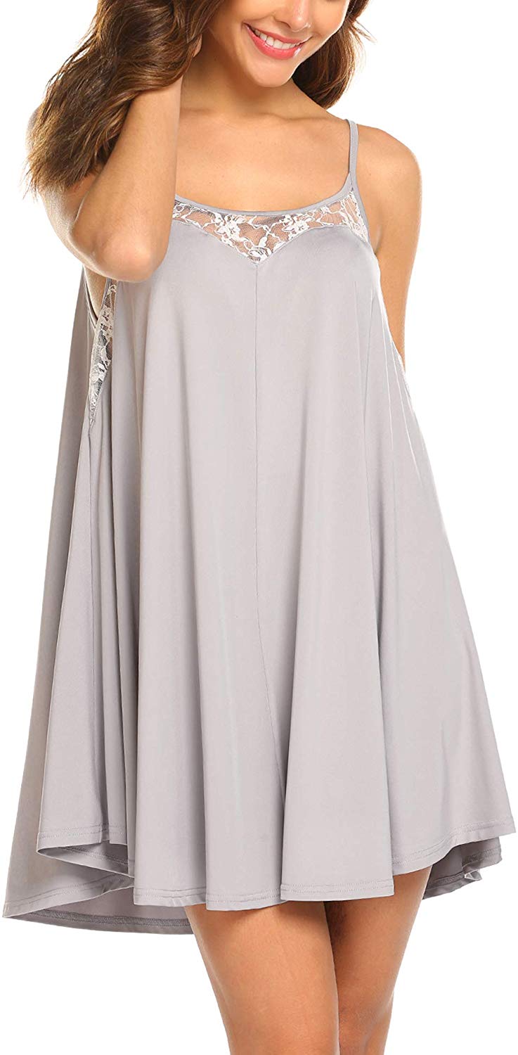 Sleeveless lace Nightgown