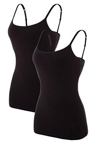 Camis Cotton  Straps Tank Tops Pack of 2