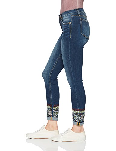 Miss Me Women's Embroidered Ankle Skinny Denim Jean