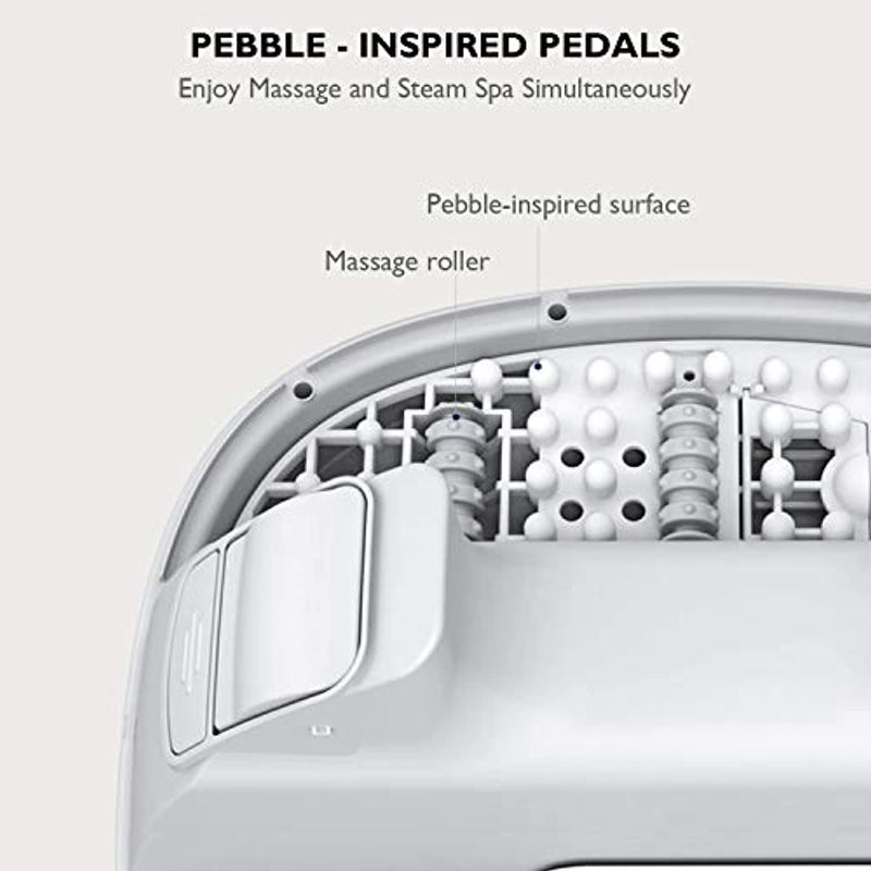 Steam Foot Bath/Spa Massager with 3 Heat Levels