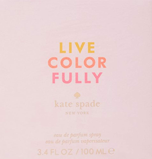 Kate Spade Live Colorfully Eau de Parfum Spray Womens Perfume, 3.4 Fl Oz