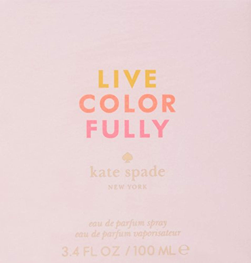 Kate Spade Live Colorfully Eau de Parfum Spray Womens Perfume, 3.4 Fl Oz