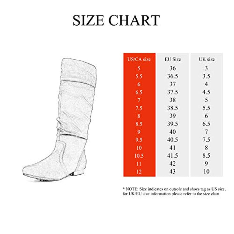 Women's Knee High Boots (Wide-Calf)