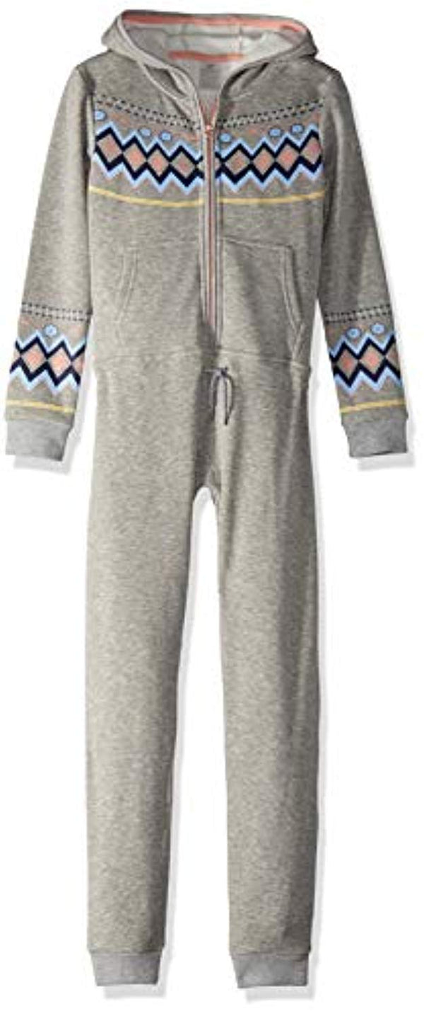 ROXY Girls' Little Cozy Up Hooded Fleece One Piece