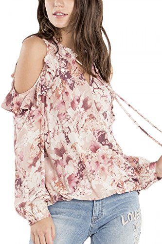 Miss Me,  Cold Shoulder Long Sleeve Top