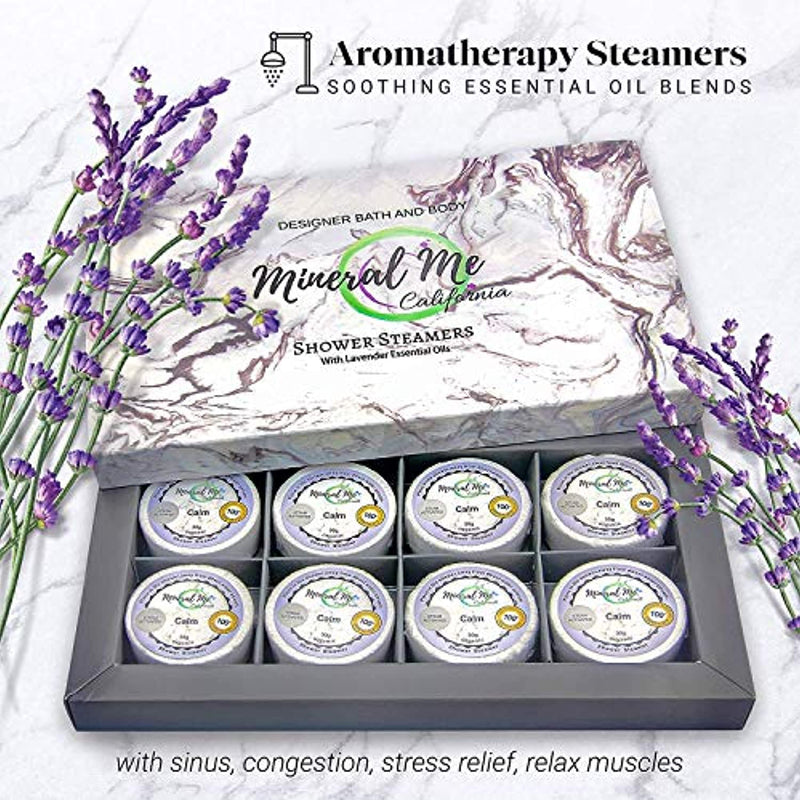 Aromatherapy Shower Steamer Vapor Tablets with LAVENDER Essential oil for Vaporizing