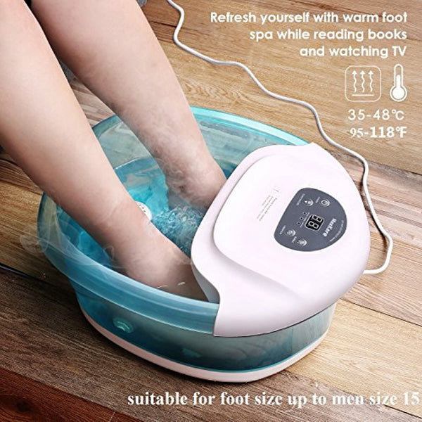 Foot Spa/Bath Massager with Heat Bubbles