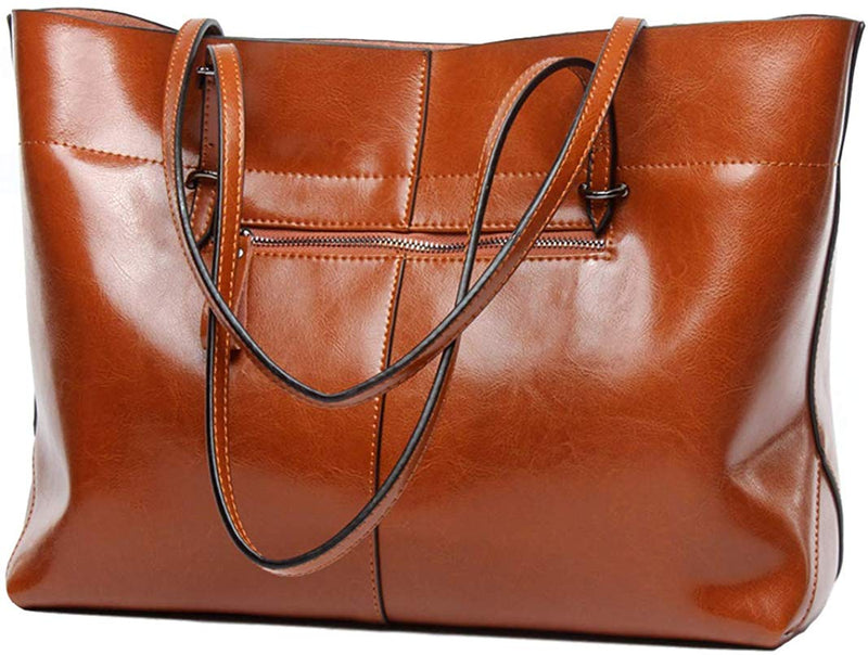 One of a kind Genuine Leather Tote
