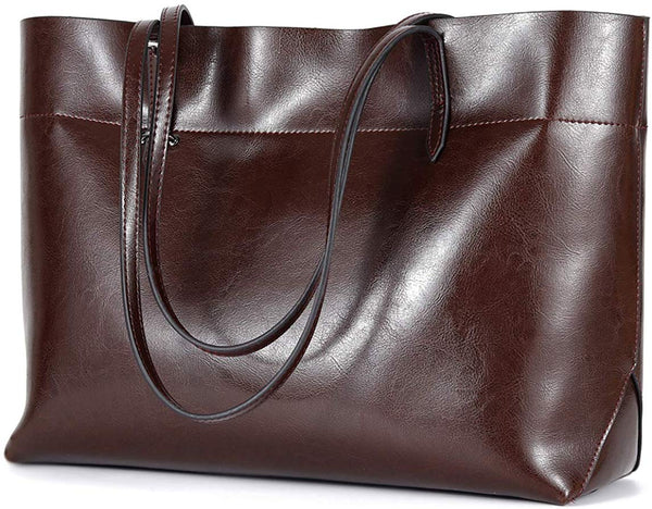One of a kind Genuine Leather Tote
