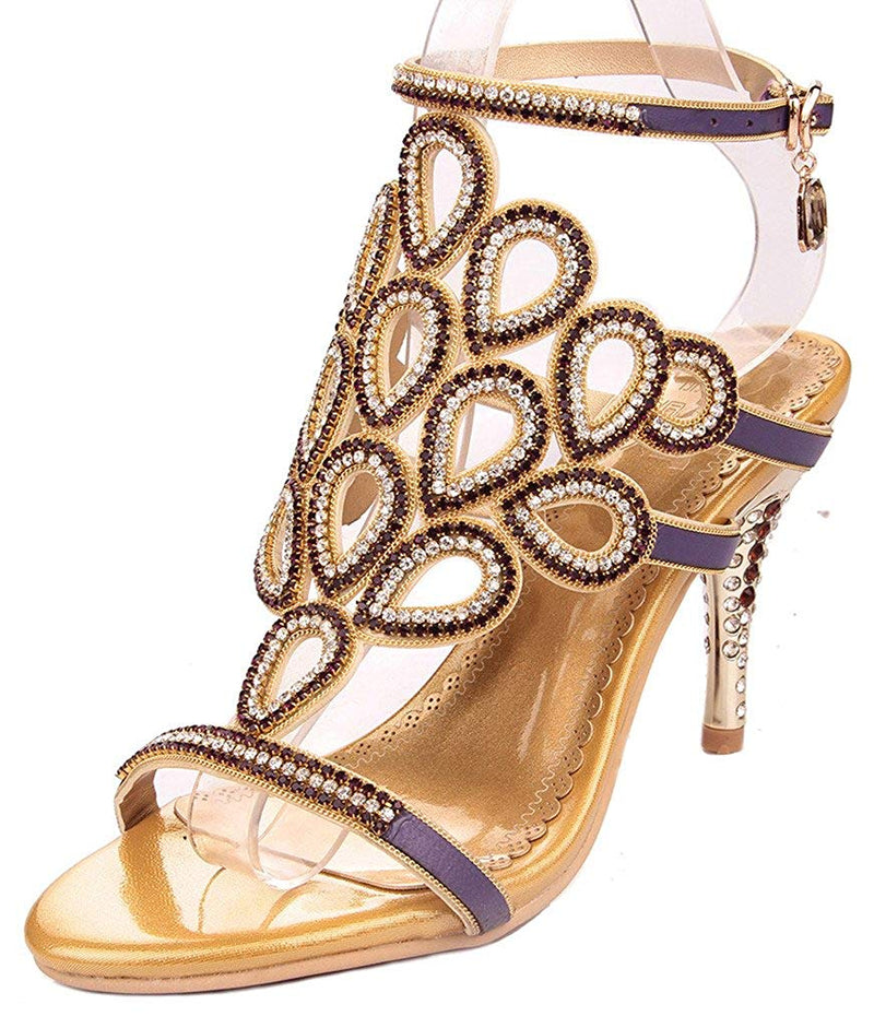 Gorgeous Phoenix Cutout Rhinestone Heel