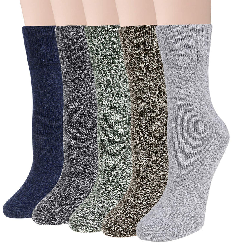 Thick Knit Cozy  Socks ( 5 pack)