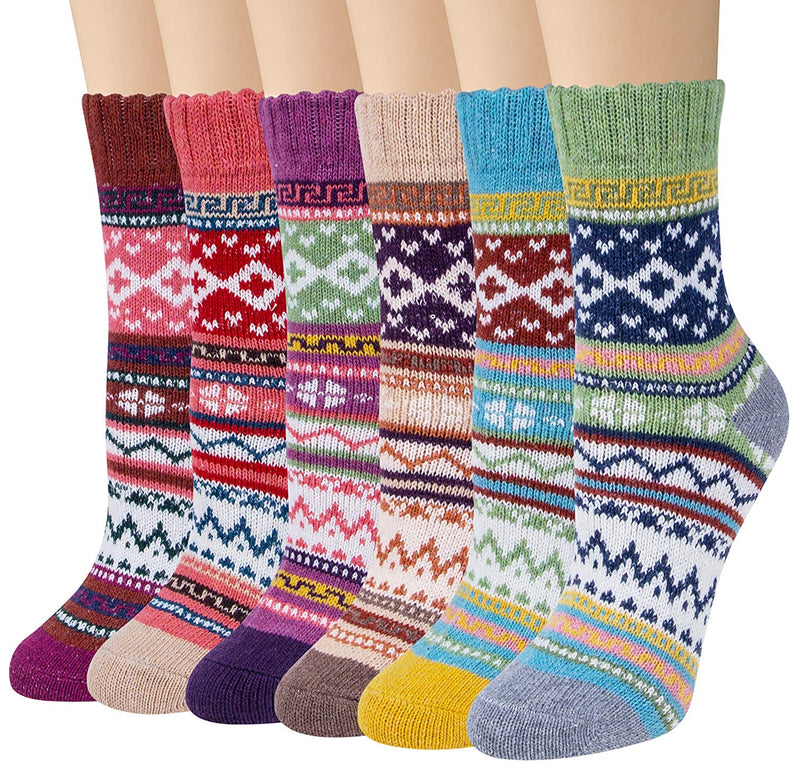 Thick Knit Cozy  Socks ( 5 pack)