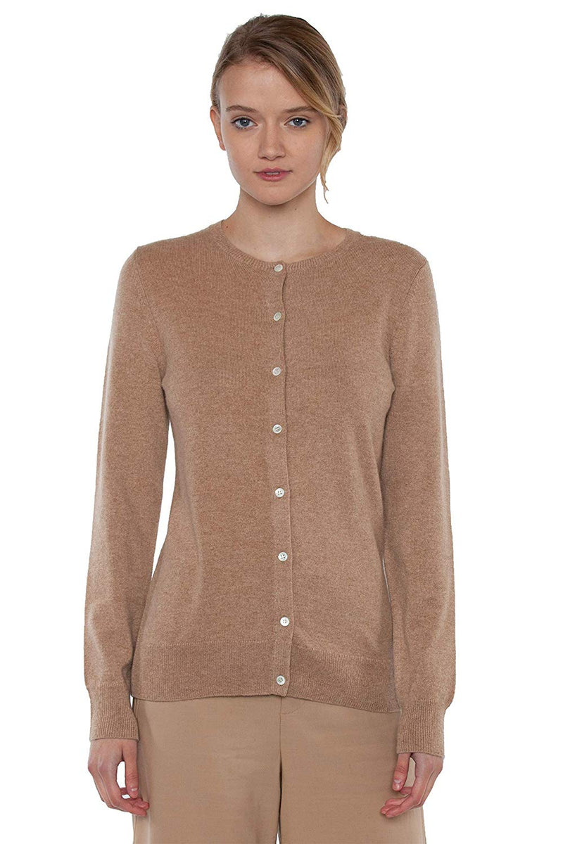 Women's 100% Cashmere Cardigan Sweater