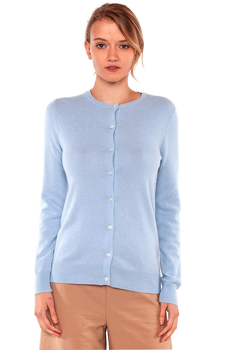 Women's 100% Cashmere Cardigan Sweater