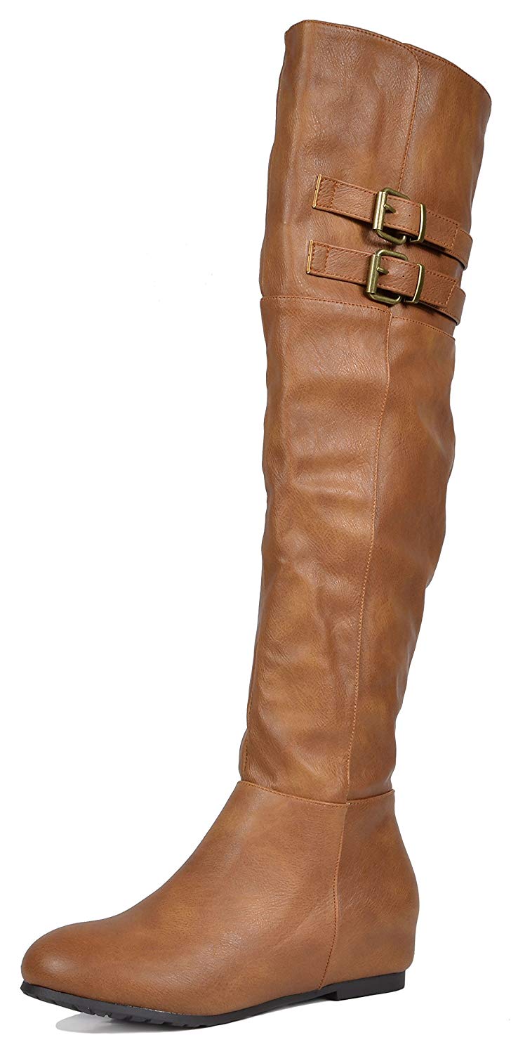 Fashion Casual Over The Knee Pull on Slouchy Boots