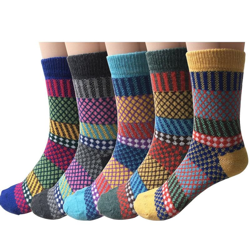 Thick Knit Cozy  Socks ( 5 pack)