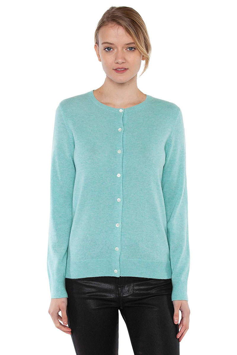 Women's 100% Cashmere Cardigan Sweater